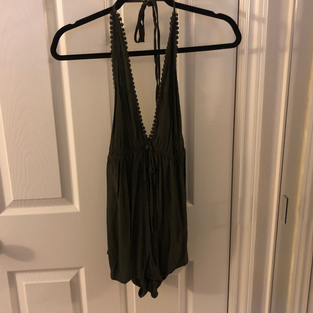 AUDREY 3+1 Size Small Halter Romper